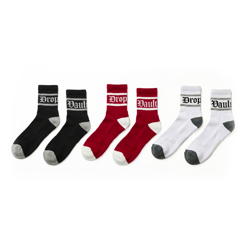 3 Pack The Block Basic Socks